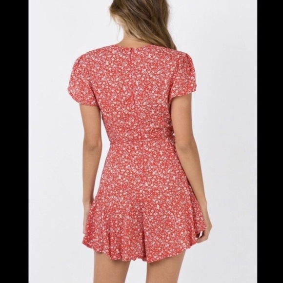Trixxi daisy floral faux bodice romper - Picture 2 of 7